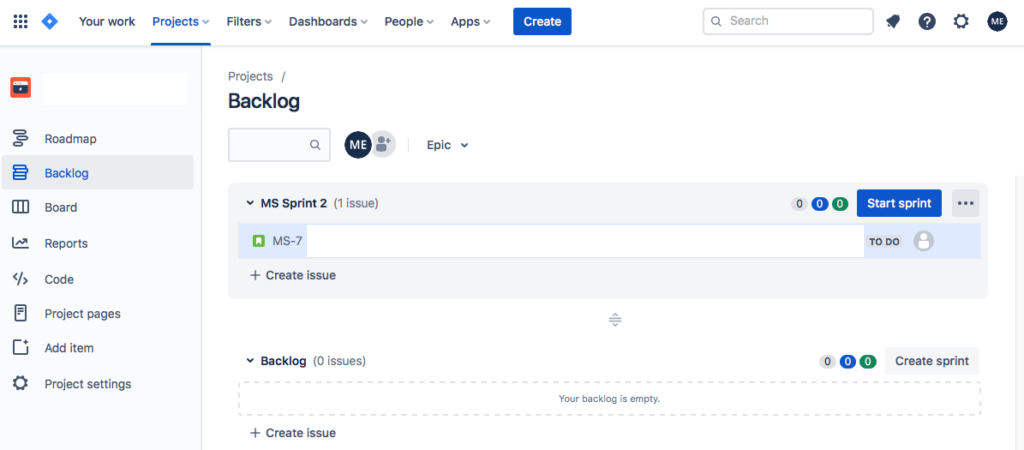 Assign a User Story in Jira